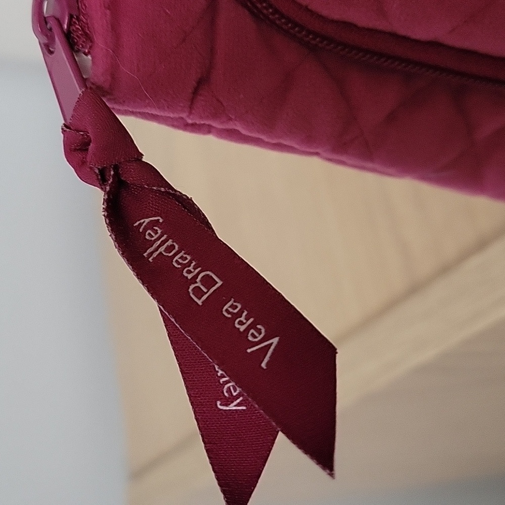 Vera Bradley Quilted Makeup Bag in Purple Fuscia - Picture 6 of 7